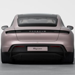 Porsche Taycan tail view