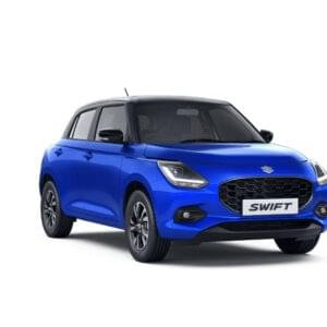 Maruti Swift blue and black