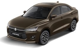 Maruti Dzire Nutmeg Brown color