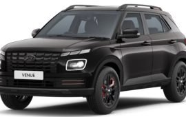 Hyundai Venue Abyss black