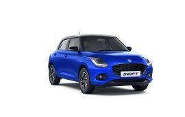 Maruti Swift blue and black