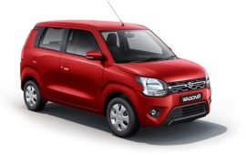 Maruti Wagon R RED WITH WHEELCAP